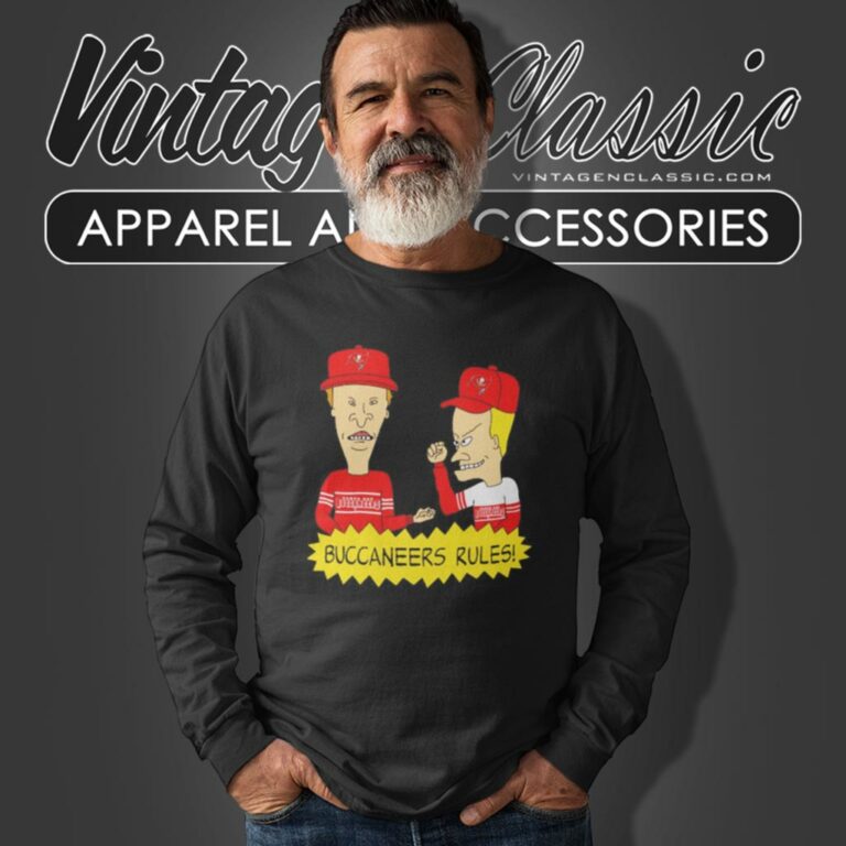 Beavis And Butt Head Tampa Bay Buccaneers Rules Long Sleeve Tee Beavis And Butt Head Tampa Bay Buccaneers Rules Long Sleeve Tee