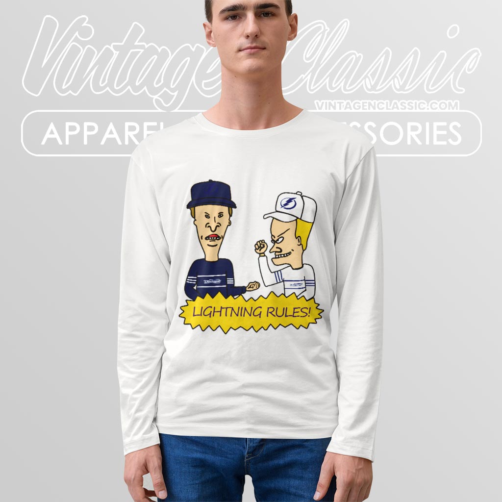 Beavis And Butt Head Tampa Bay Lightning Rules Shirt Beavis And Butt Head Tampa Bay Lightning Rules Shirt