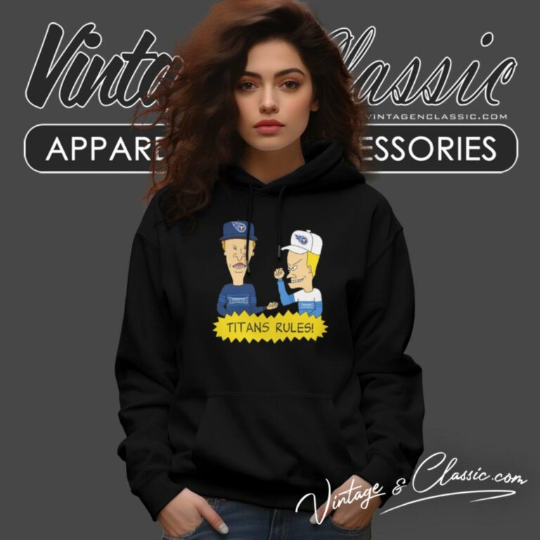 Beavis And Butt Head Tennessee Titans Rules Hoodie Beavis And Butt Head Tennessee Titans Rules Hoodie