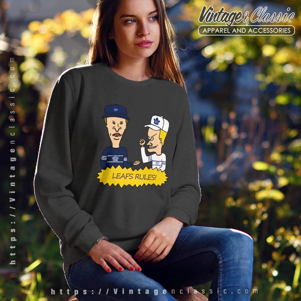 Beavis And Butt Head Toronto Maple Leafs Rules Shirt Beavis And Butt Head Toronto Maple Leafs Rules Shirt