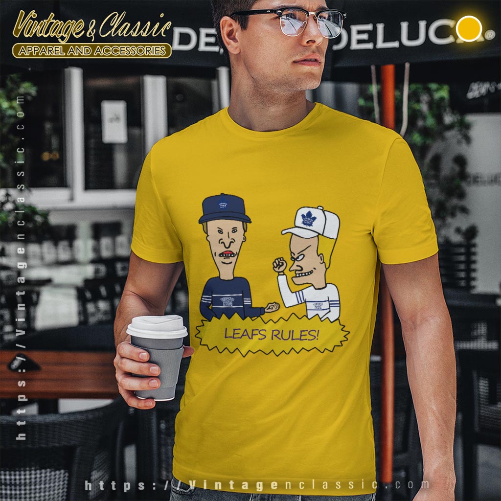 Beavis And Butt Head Toronto Maple Leafs Rules Shirt Beavis And Butt Head Toronto Maple Leafs Rules Shirt