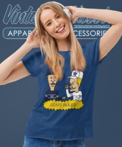 Beavis And Butt Head Toronto Maple Leafs Rules Shirt 6 Beavis And Butt Head Toronto Maple Leafs Rules Shirt Women T shirt