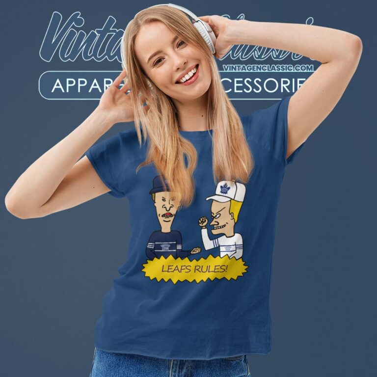 Beavis And Butt Head Toronto Maple Leafs Rules Shirt Women T shirt Beavis And Butt Head Toronto Maple Leafs Rules Shirt Women T shirt