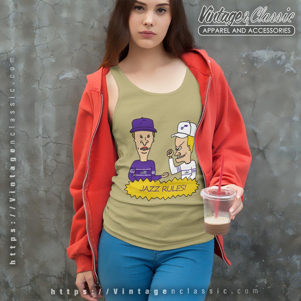 Beavis And Butt Head Utah Jazz Rules Shirt Beavis And Butt Head Utah Jazz Rules Shirt