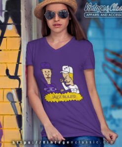 Beavis And Butt Head Utah Jazz Rules Shirt 5 Beavis And Butt Head Utah Jazz Rules Shirt V Neck TShirt