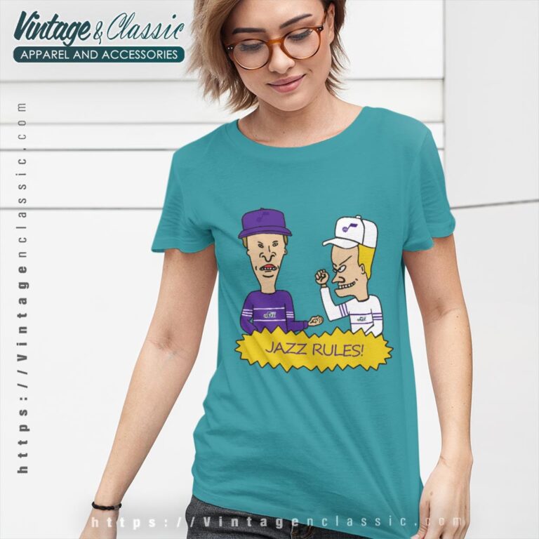 Beavis And Butt Head Utah Jazz Rules Shirt Women T shirt Beavis And Butt Head Utah Jazz Rules Shirt Women T shirt