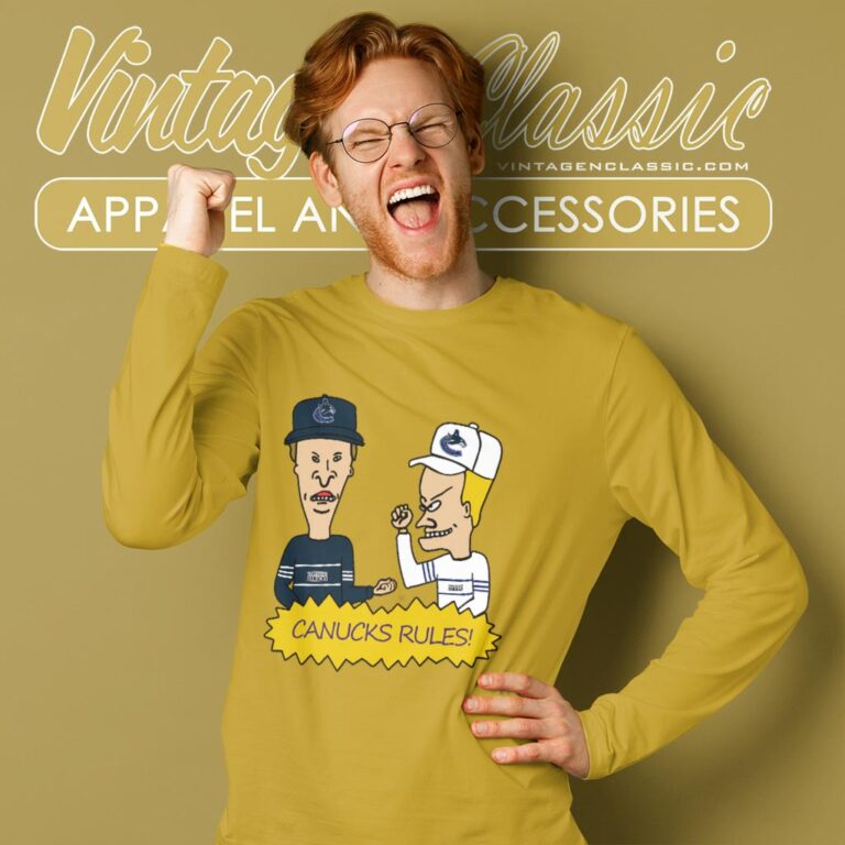 Beavis And Butt Head Vancouver Canucks Rules Shirt Long Sleeve Tee Beavis And Butt Head Vancouver Canucks Rules Shirt Long Sleeve Tee