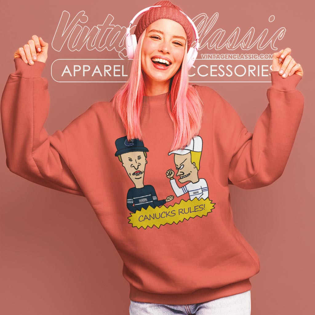 Beavis And Butt Head Vancouver Canucks Rules Shirt Beavis And Butt Head Vancouver Canucks Rules Shirt