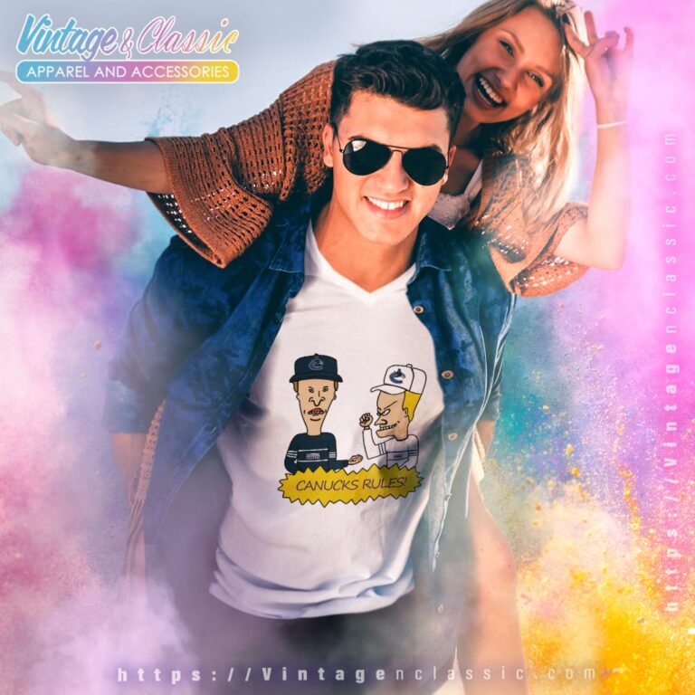 Beavis And Butt Head Vancouver Canucks Rules Shirt V Neck TShirt Beavis And Butt Head Vancouver Canucks Rules Shirt V Neck TShirt