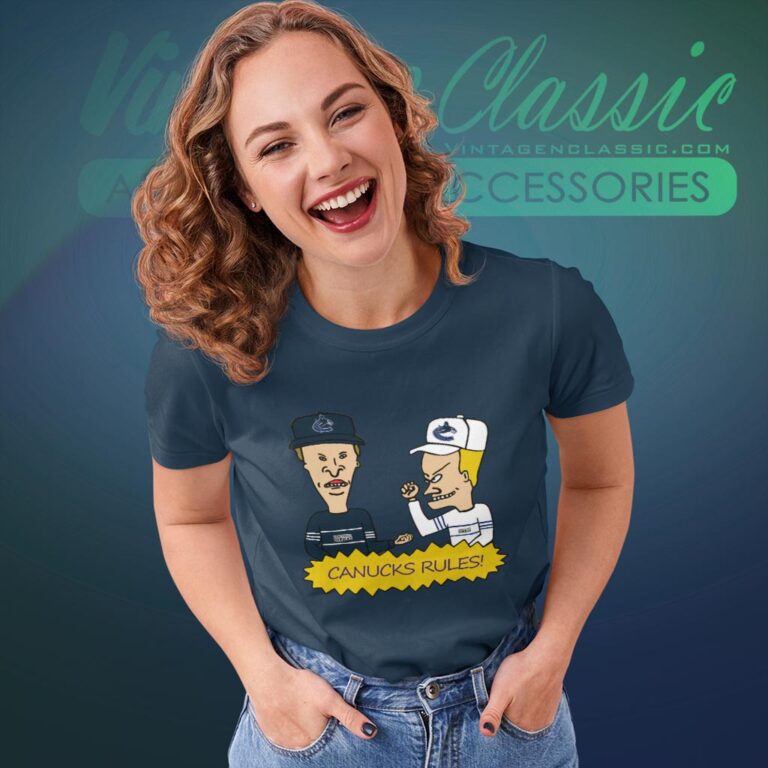 Beavis And Butt Head Vancouver Canucks Rules Shirt Women T shirt Beavis And Butt Head Vancouver Canucks Rules Shirt Women T shirt