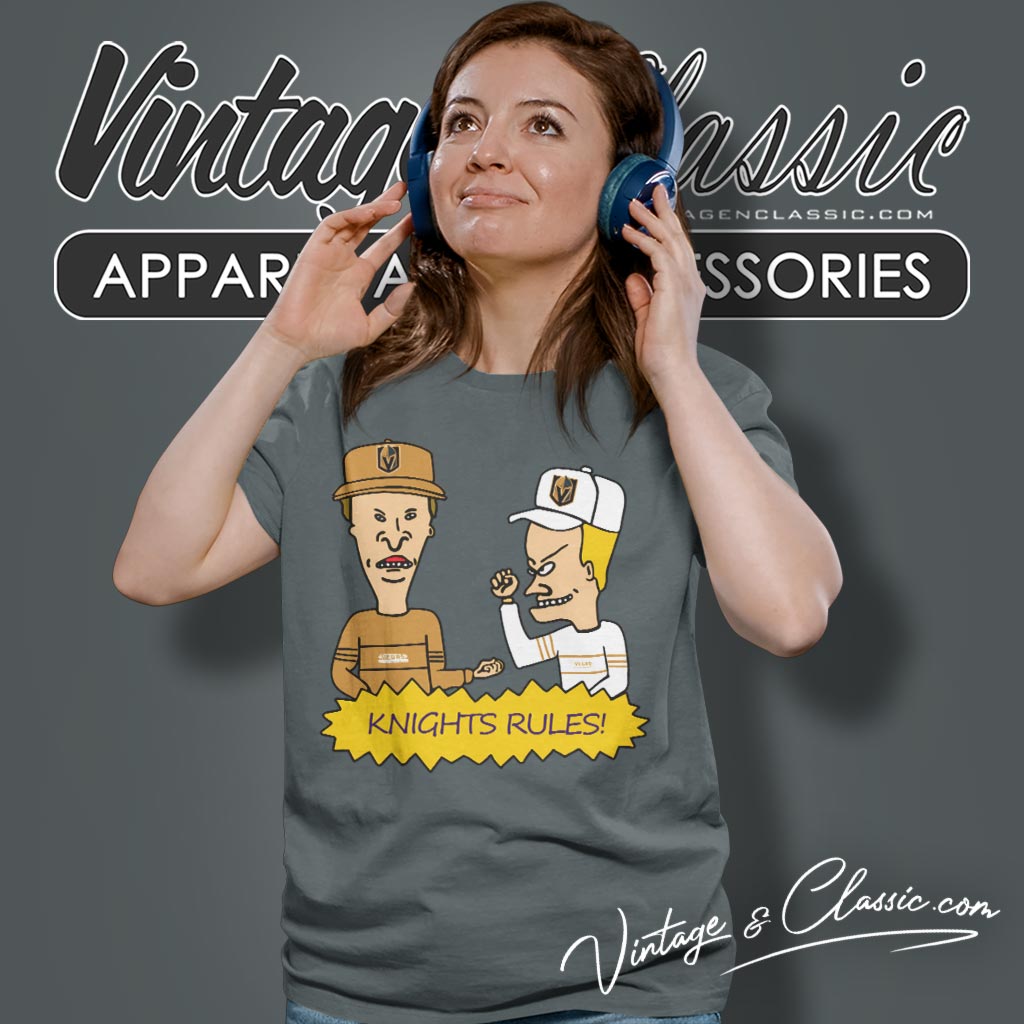Beavis And Butt Head Vegas Golden Knights Rules Shirt Beavis And Butt Head Vegas Golden Knights Rules Shirt