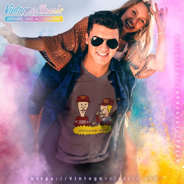 Beavis And Butt Head Washington Commanders Shirt V Neck TShirt Beavis And Butt Head Washington Commanders Shirt V Neck TShirt