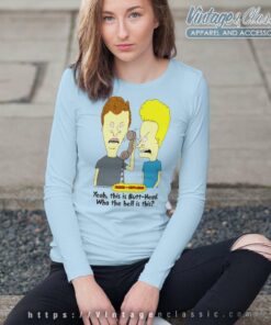 Beavis And Butt Head Who The Hell Is This Long Sleeve Tee