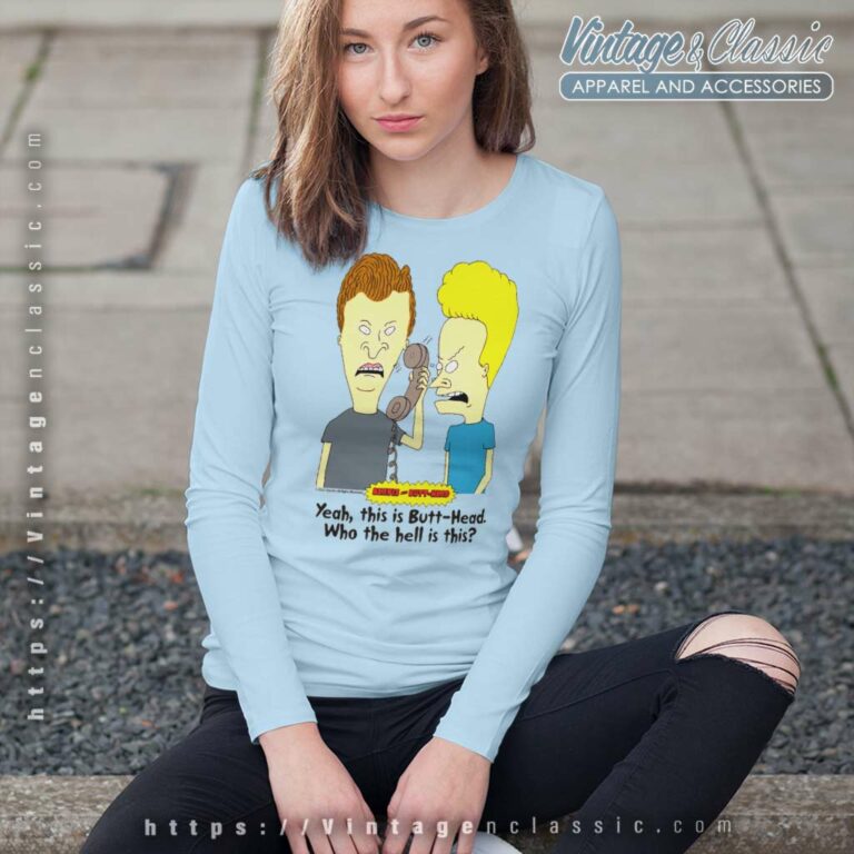Beavis And Butt Head Who The Hell Is This Long Sleeve Tee Beavis And Butt Head Who The Hell Is This Long Sleeve Tee