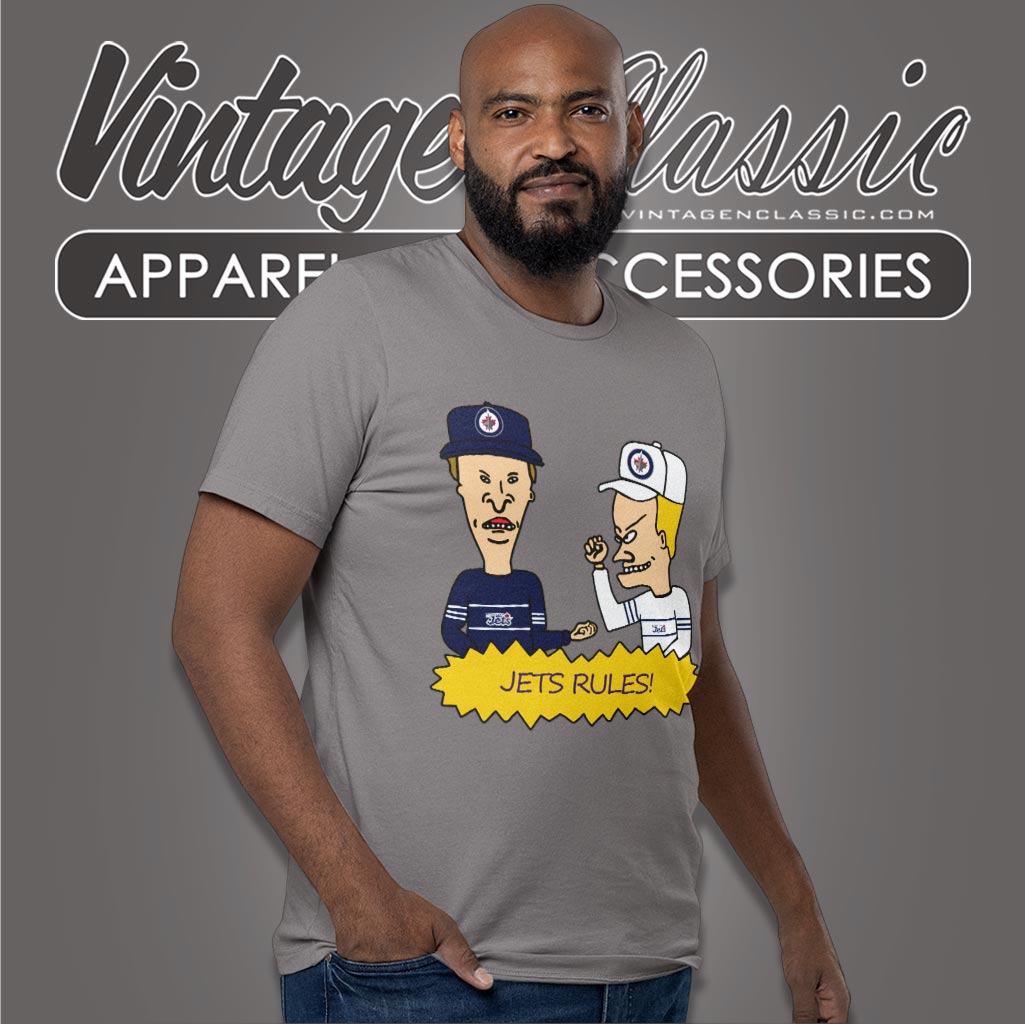 Beavis And Butt Head Winnipeg Jets Rules Shirt Beavis And Butt Head Winnipeg Jets Rules Shirt