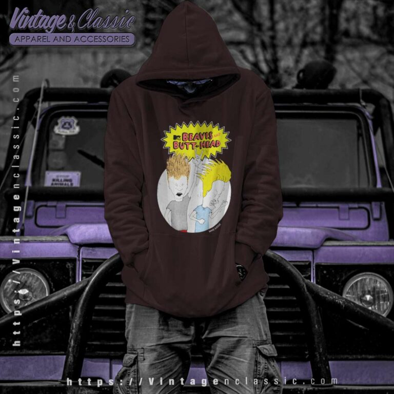 Beavis And Butthead Air Guitar Hoodie Beavis And Butthead Air Guitar Hoodie