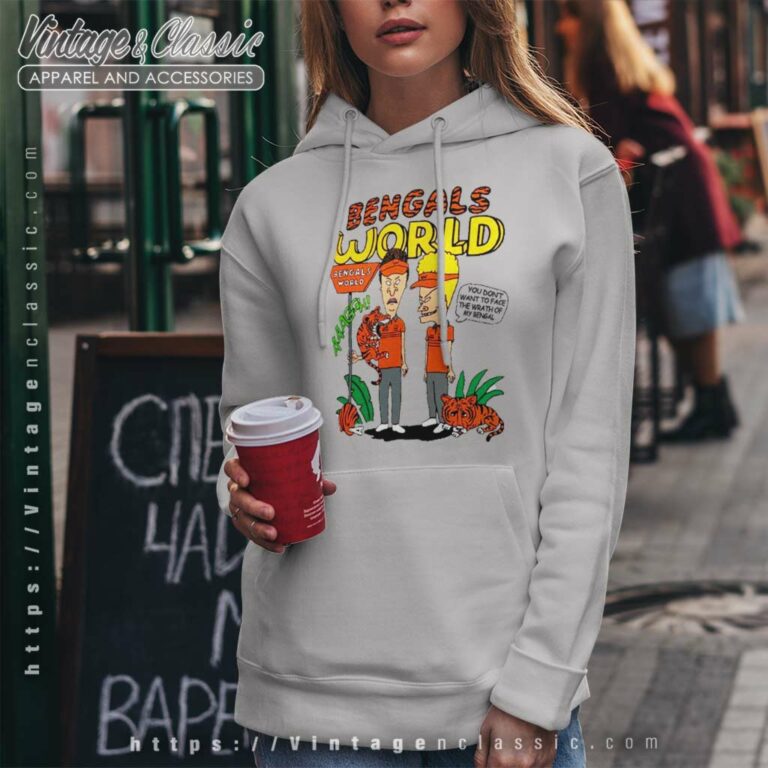 Beavis And Butthead Bengals World Hoodie Beavis And Butthead Bengals World Hoodie