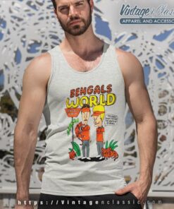 Beavis And Butthead Bengals World Tank Top Racerback