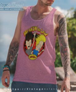 Beavis And Butthead Breakin The Law Tank Top Racerback