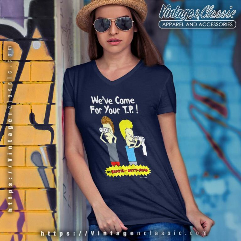 Beavis And Butthead Come For Your Tp V Neck TShirt Beavis And Butthead Come For Your Tp V Neck TShirt