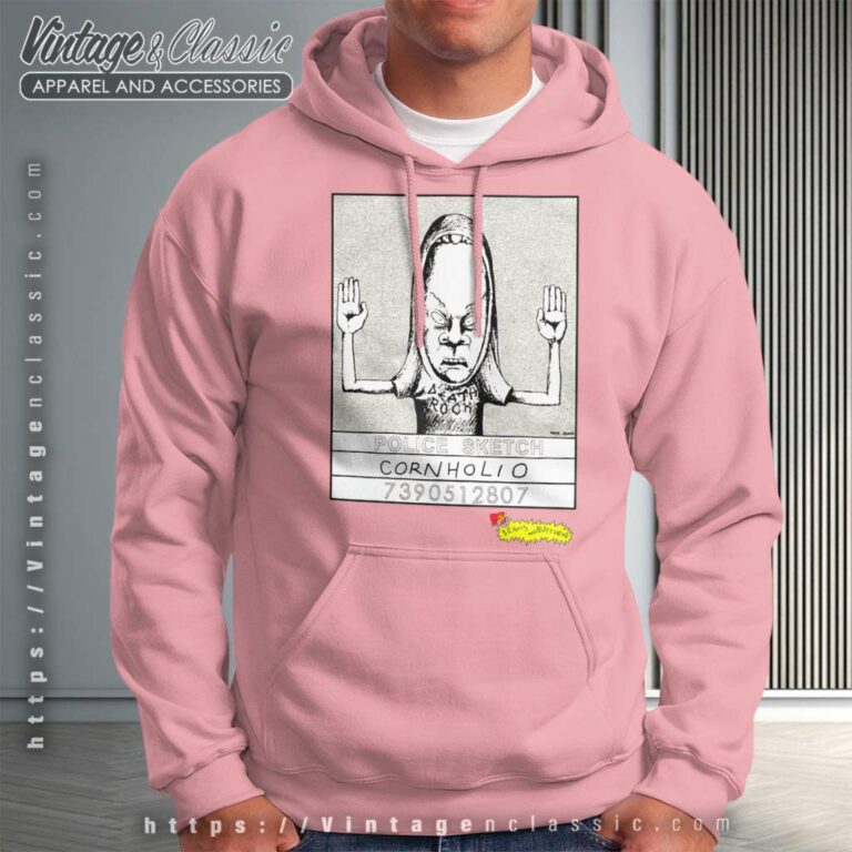 Beavis And Butthead Cornholio Police Sketch Hoodie Beavis And Butthead Cornholio Police Sketch Hoodie