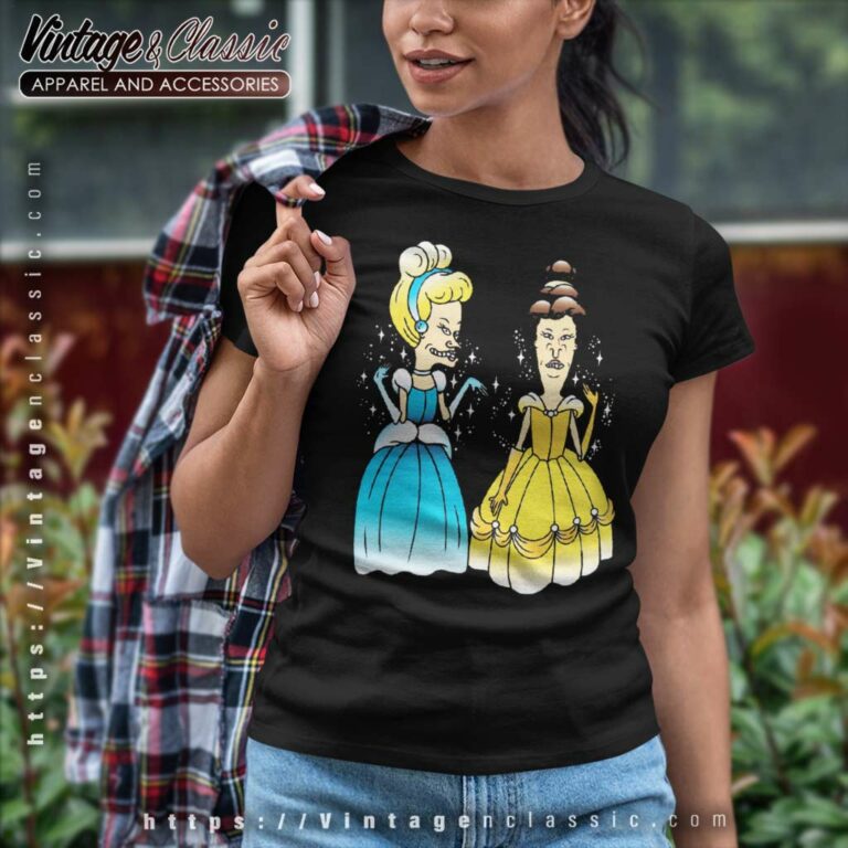 Beavis And Butthead Disney Princess Women TShirt Beavis And Butthead Disney Princess Women TShirt