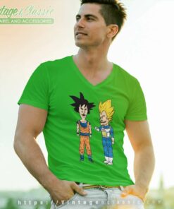 Beavis And Butthead Dragon Ball Son Goku V Neck TShirt