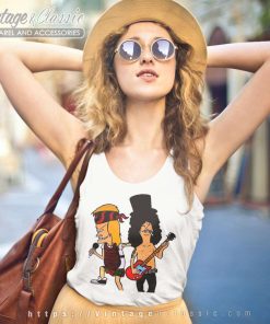 Beavis And Butthead Guns N Roses Shirt 6 Beavis And Butthead Guns N Roses Tank Top Racerback