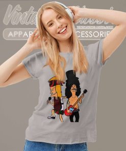 Beavis And Butthead Guns N Roses Shirt 4 Beavis And Butthead Guns N Roses Women TShirt