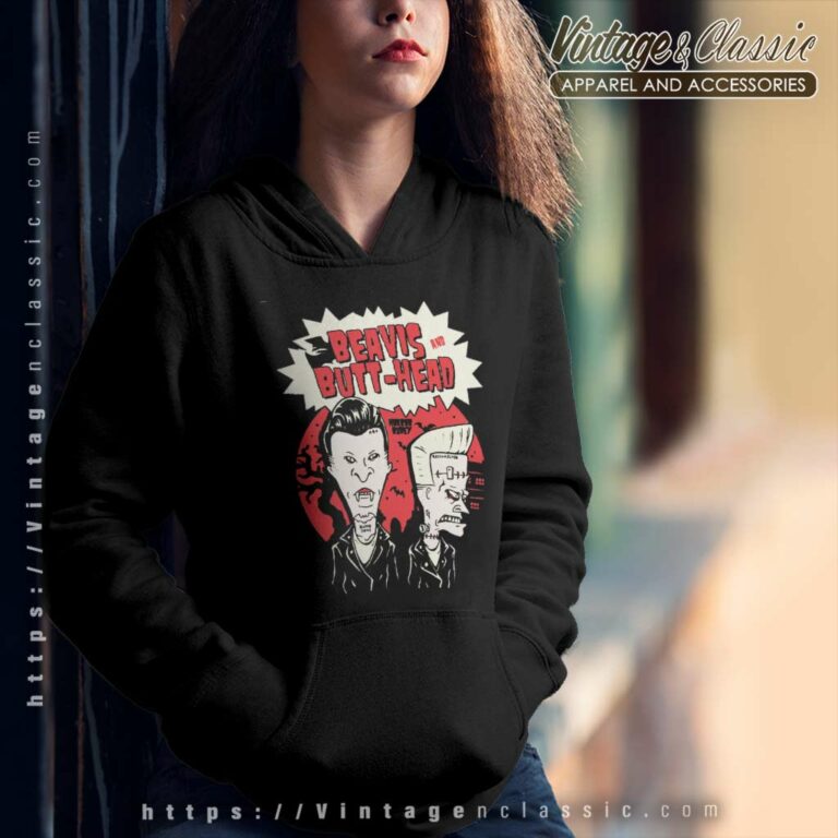 Beavis And Butthead Horror Rudey Halloween Hoodie Beavis And Butthead Horror Rudey Halloween Hoodie