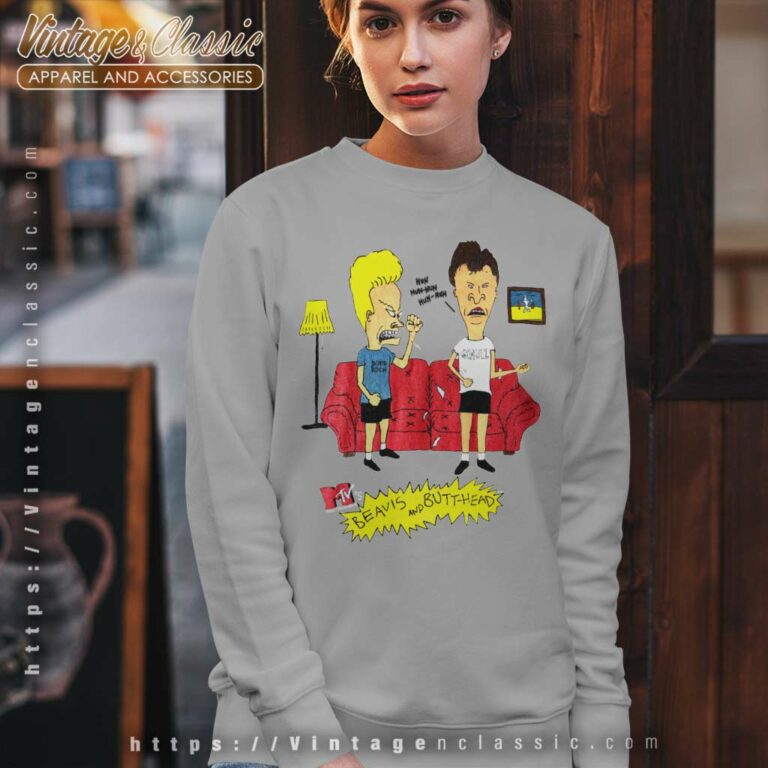 Beavis And Butthead Huh Huh Sweatshirt Beavis And Butthead Huh Huh Sweatshirt