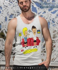Beavis And Butthead Huh Huh Tank Top Racerback