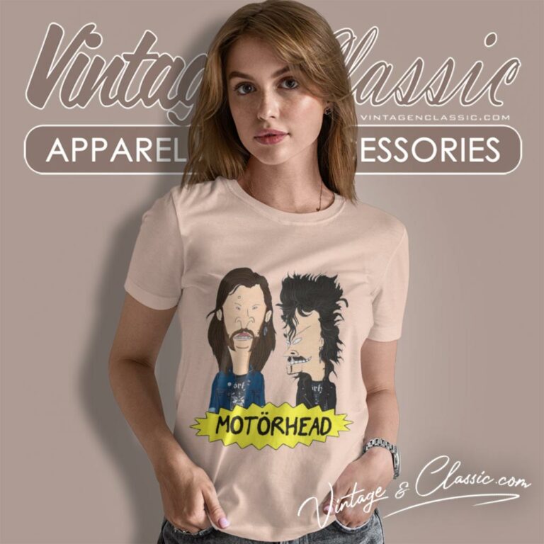 Beavis And Butthead Motorhead Mashup Women T Shirt Beavis And Butthead Motorhead Mashup Women T Shirt