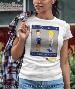 Beavis And Butthead Mtv Tony Pull My Finger Women TShirt