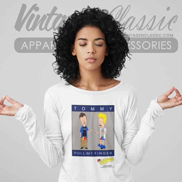 Beavis And Butthead Parody Tommy Hilfiger Long Sleeve Tee Beavis And Butthead Parody Tommy Hilfiger Long Sleeve Tee