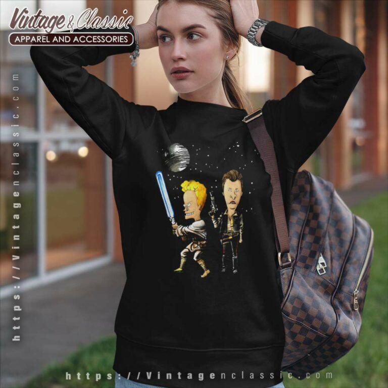 Beavis And Butthead Star Wars Sweatshirt Beavis And Butthead Star Wars Sweatshirt