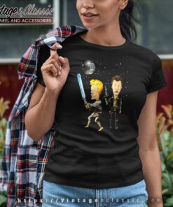 Beavis And Butthead Star Wars Women TShirt