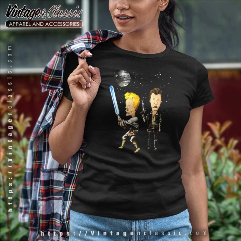 Beavis And Butthead Star Wars Women TShirt Beavis And Butthead Star Wars Women TShirt