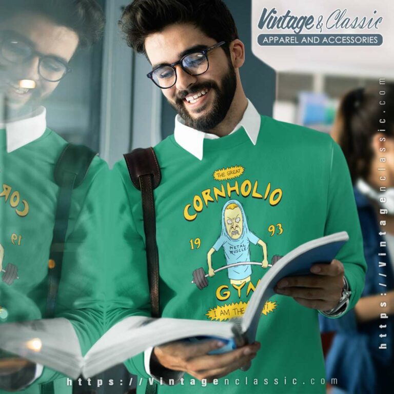 Beavis And Butthead The Great Cornholio Gym Sweatshirt Beavis And Butthead The Great Cornholio Gym Sweatshirt