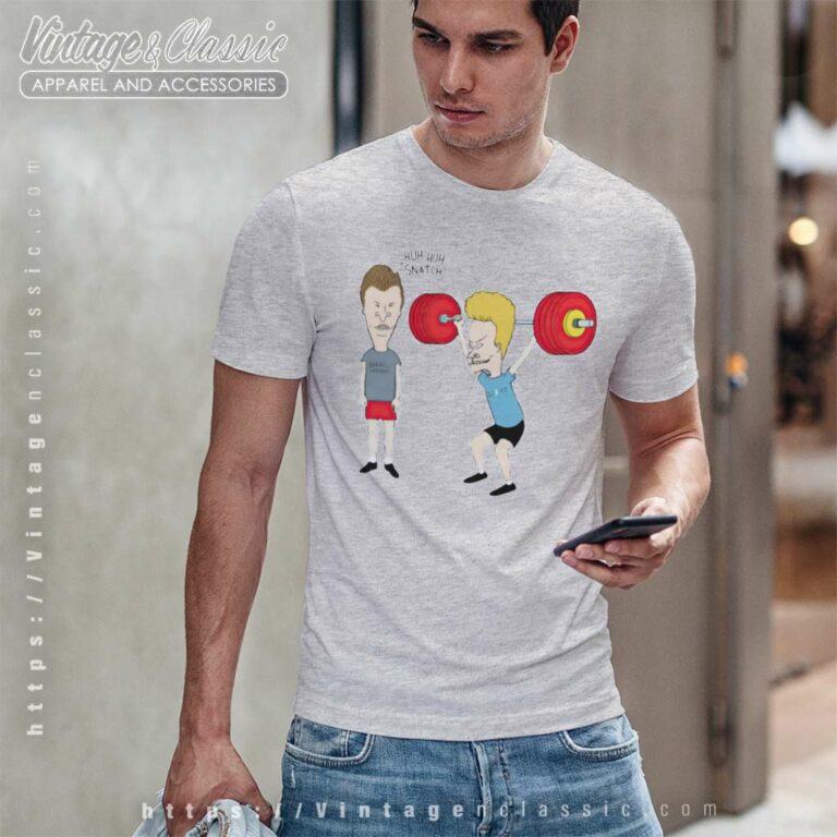 Beavis And Butthead Weight Lifting Huh Huh Snatch T Shirt Beavis And Butthead Weight Lifting Huh Huh Snatch T Shirt