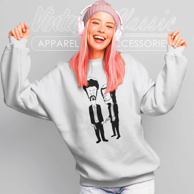 Beavis And Butthead With Guns Sweatshirt Beavis And Butthead With Guns Sweatshirt