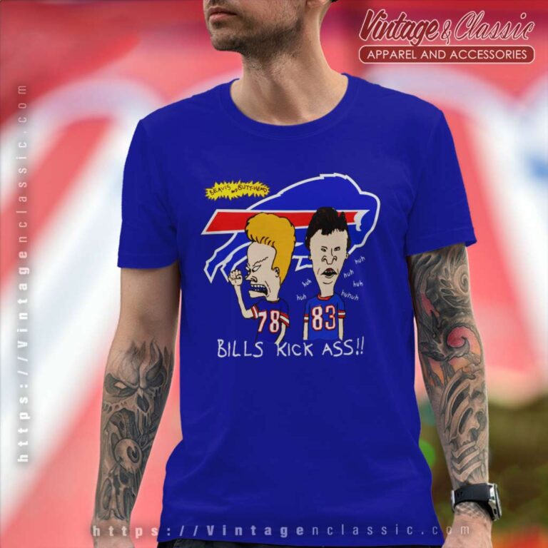 Beavis Butthead Buffalo Bills Kick Ass T Shirt Beavis Butthead Buffalo Bills Kick Ass T Shirt