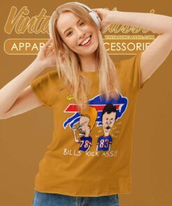 Beavis Butthead Buffalo Bills Kick Ass Women TShirt