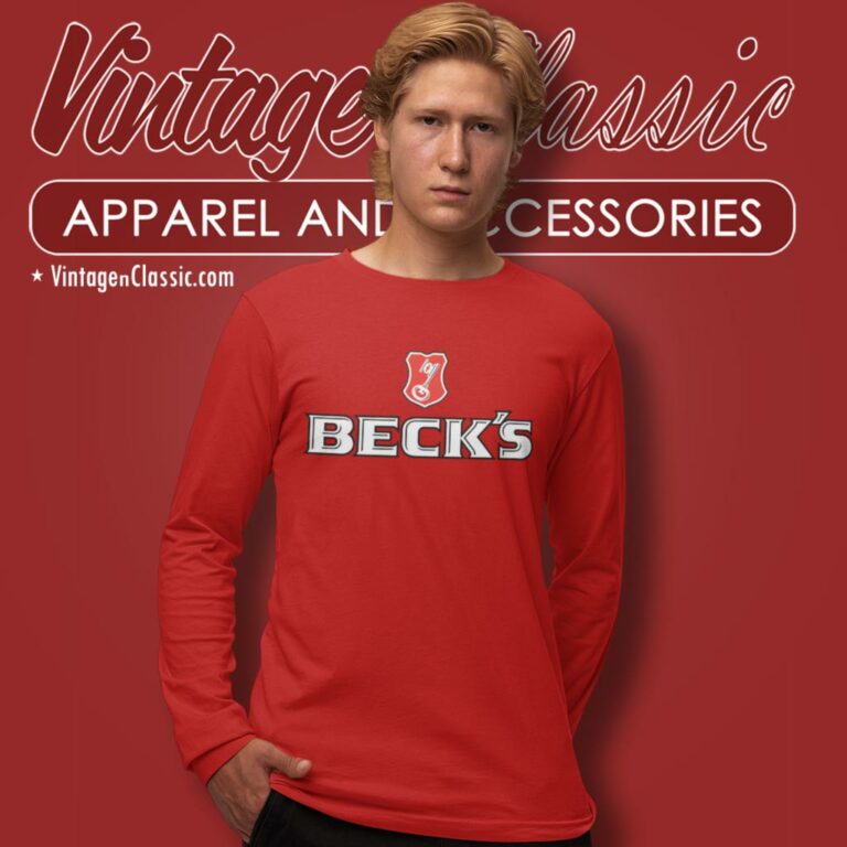 Becks Beer Logo Long Sleeve Tee Becks Beer Logo Long Sleeve Tee