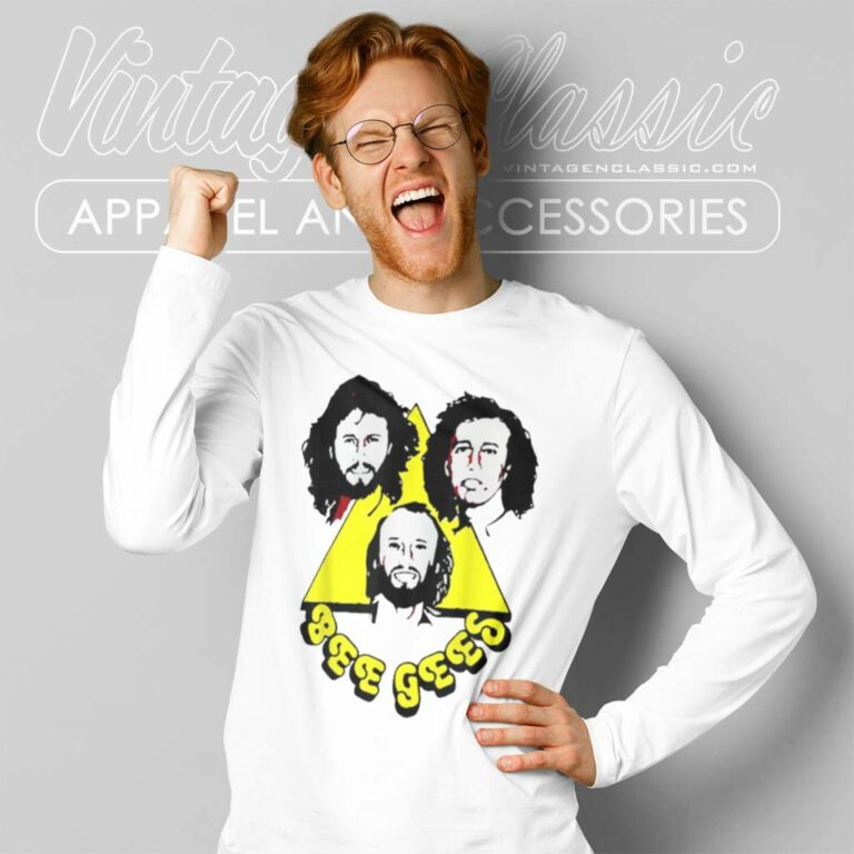 Bee Gees Cartoons Fanart Long Sleeve Tee Bee Gees Cartoons Fanart Long Sleeve Tee
