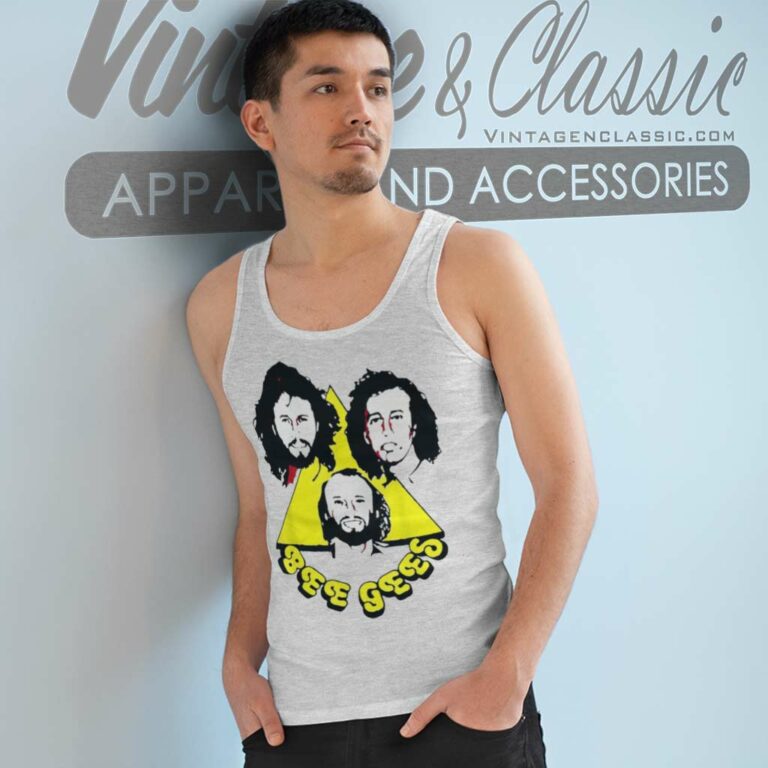Bee Gees Cartoons Fanart Tank Top Racerback Bee Gees Cartoons Fanart Tank Top Racerback