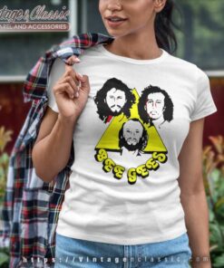Bee Gees Cartoons Fanart Shirt 6 Bee Gees Cartoons Fanart Women TShirt