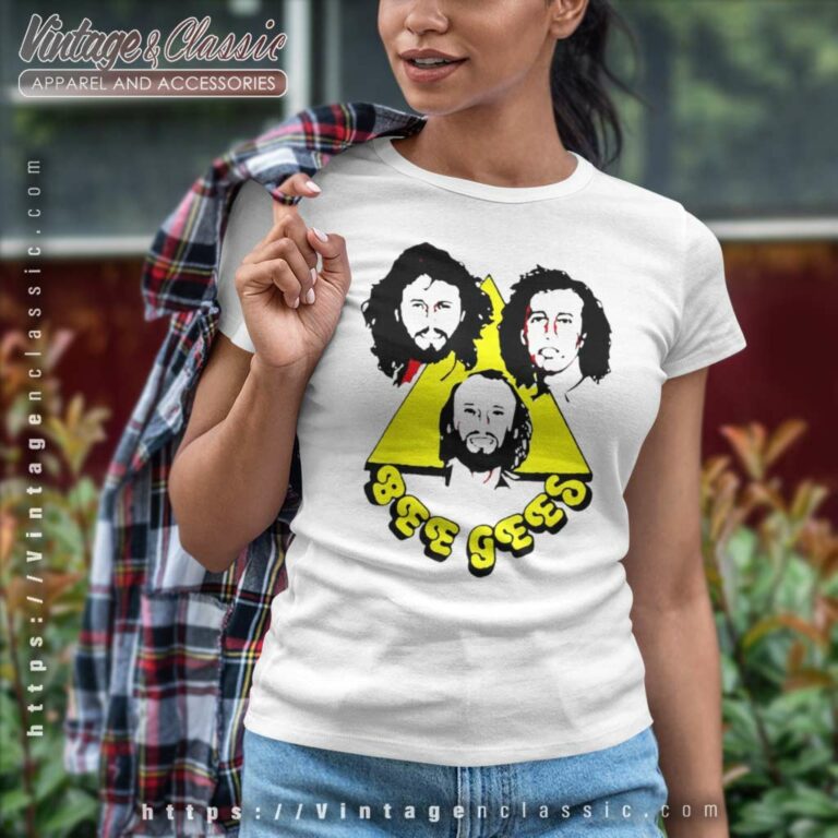 Bee Gees Cartoons Fanart Women TShirt Bee Gees Cartoons Fanart Women TShirt