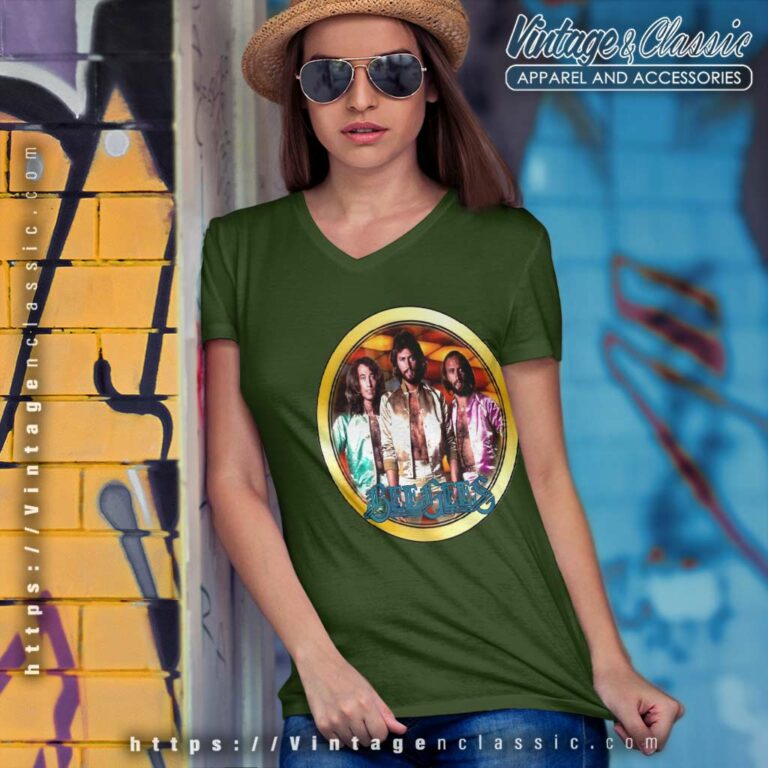 Bee Gees Disco Sucks V Neck TShirt Bee Gees Disco Sucks V Neck TShirt