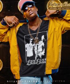 Bee Gees Live Distressed Artistic Shirt 5 Bee Gees Live Distressed Artistic V Neck TShirt